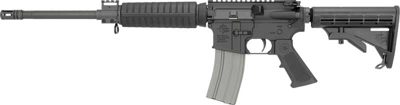 RRA LEF-T CAR A4 Carbine, 5.56mm, 16" Barrel, 6-Position Stock, No Sights, Black