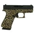 Glock 43X Leopard Print Frame 9mm Luger Handgun, 3.4" Barrel, (2) 10rd Mags, USA Made