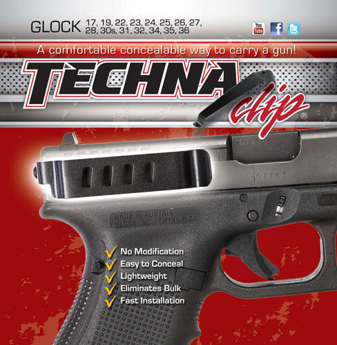 Techna Clip Belt Clip for Glock 20/21/21SF/29+