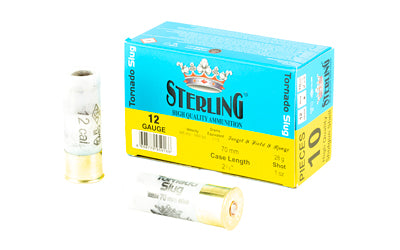 Sterling 12 Gauge Shotgun Shells Big Game Series Tornado Slug Rifled Slug Slug 1 oz 2.75 in