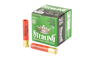 Sterling .410 Bore Shotgun Shells Big Game Series Rifled Slug Slug 1/4 oz 2.5 in