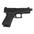 Glock 19 V-Series Black Cerakote 9mm Pistol, 3x 15rd Mags, 4.6" Threaded Barrel