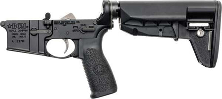 BCM AR-15 5.56mm Lower Receiver Group w/ Mod-2 SOPMOD Stock, Black