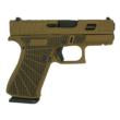 Glock 43X Jimbo Ripple Stipple FDE Optic Cut 9mm Luger Handgun - 10rd Mags (2), 3.4in Barrel, Accessory Rail, USA Made