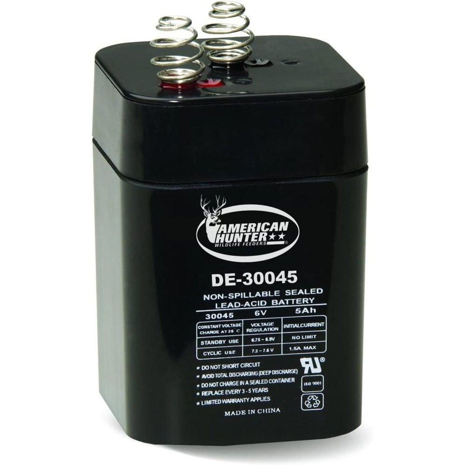 American Hunter Rechargeable 6-Volt 5A Lantern Battery Spring Top