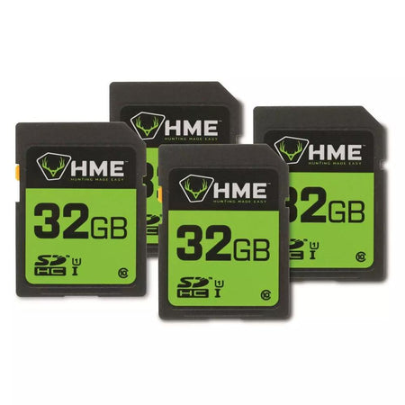 HME 32GB SDHC Memory Cards for Trail Cameras 4 Pack