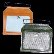 HME Orange Small Hunting License Holder with Snap