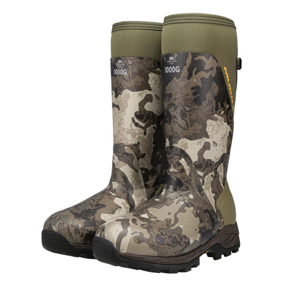 Muddy DV8 17" 1000-Gram Insulated Neoprene Boots Veil Canyon Grey Size 13D