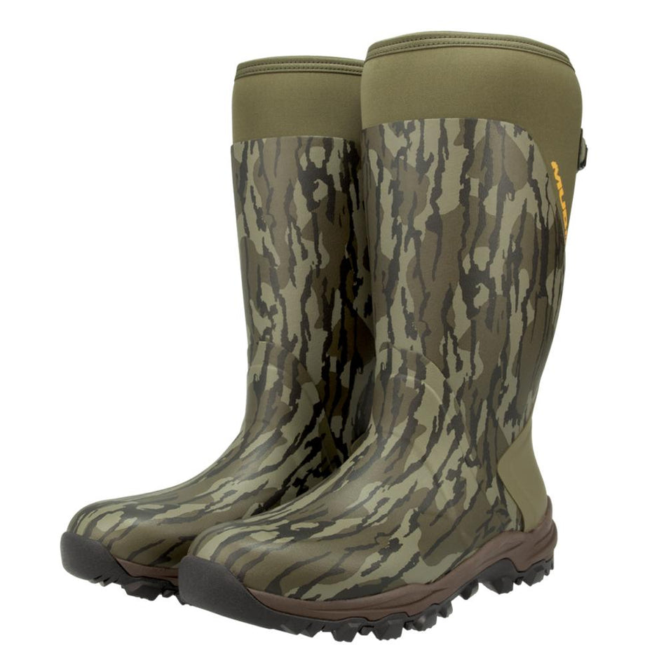 Muddy DV8 17-Inch Non-Insulated Neoprene Rubber Boot Mossy Oak Bottomland Sz 8D