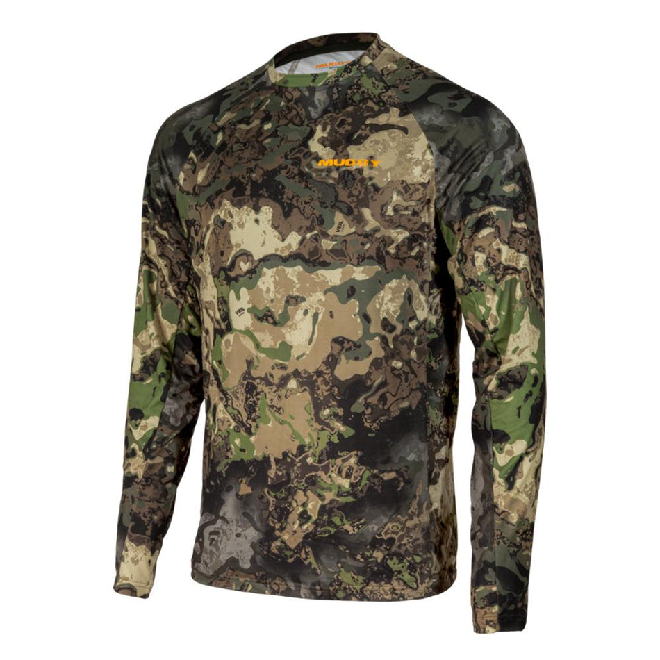 Muddy Base Layer Crew Neck Long Sleeve Hunting Shirt Veil Canyon Hybrid 2XL