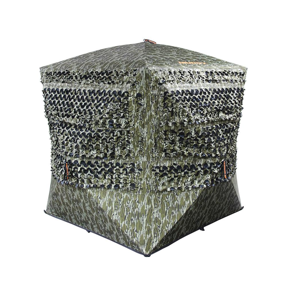 Muddy Carnage Die Cut Hunting Ground Blind Mossy Oak Bottomland