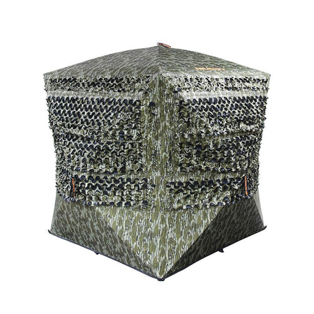 Muddy Carnage Die Cut Hunting Ground Blind Mossy Oak Bottomland