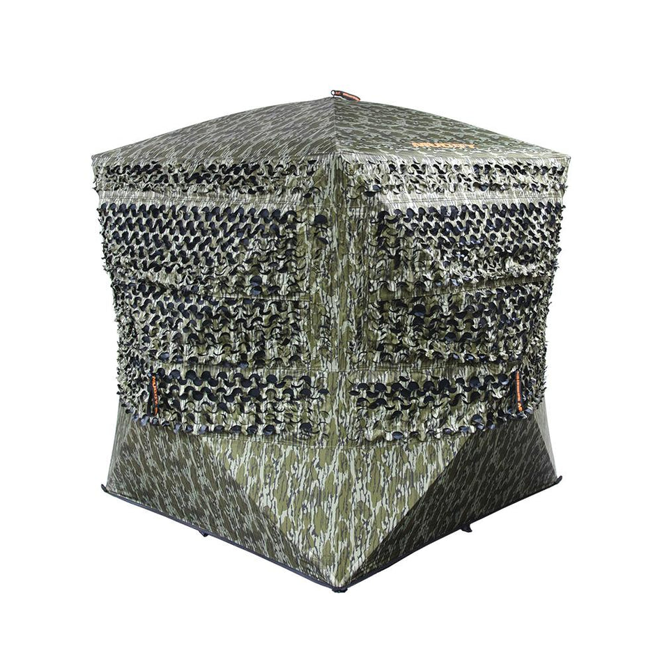 Muddy Carnage Die Cut Hunting Ground Blind Mossy Oak Bottomland