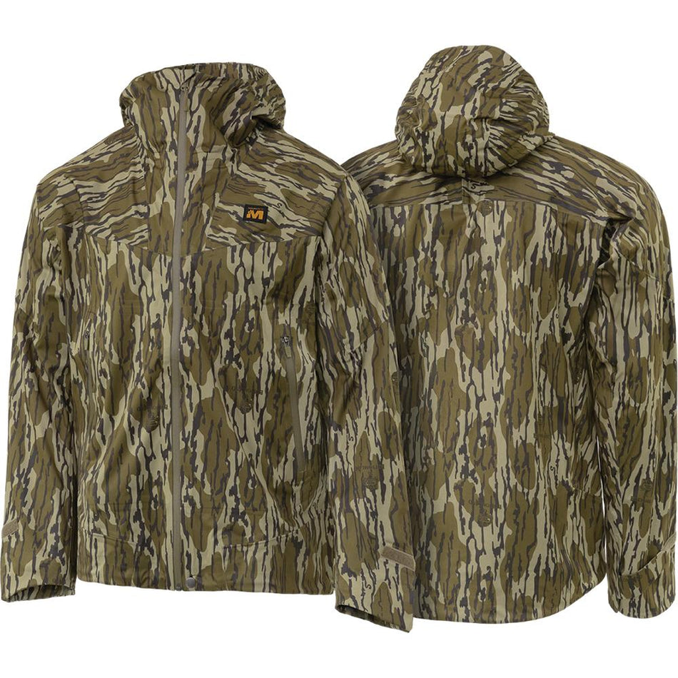 Muddy DV8 Cyclone 3-Layer Hunting Rain Jacket Mossy Oak Bottomland 2XL