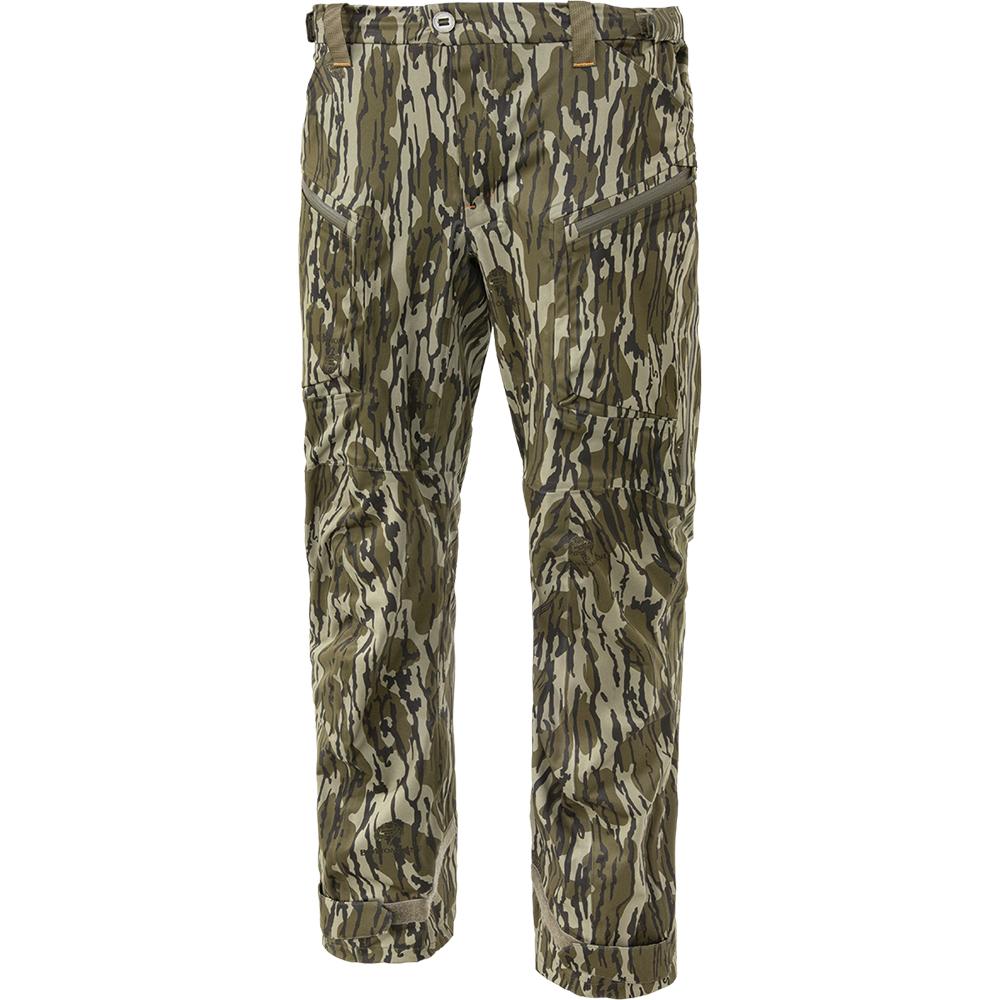 Muddy DV8 Cyclone 3-Layer Waterproof Hunting Rain Pants Mossy Oak Bottomland S