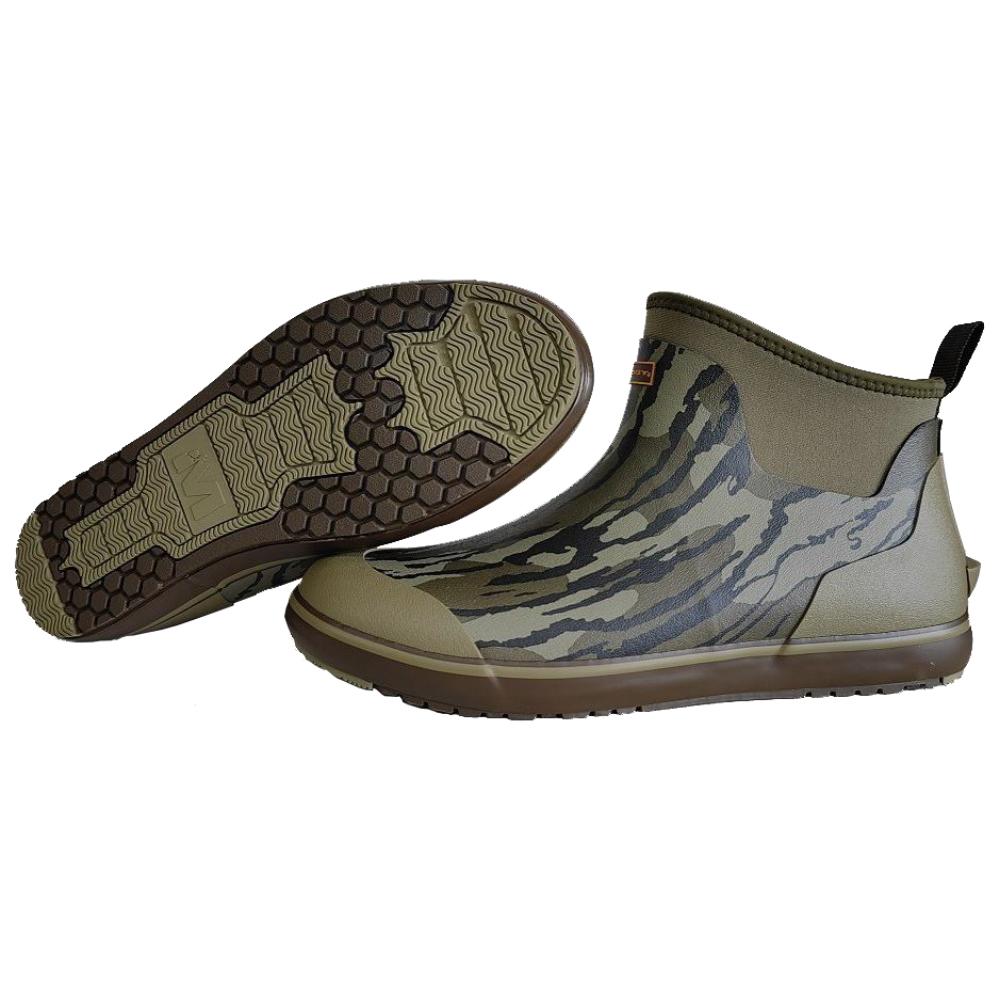 Muddy DV8 Waterproof Neoprene Deck Boot Mossy Oak Bottomland Size 10D
