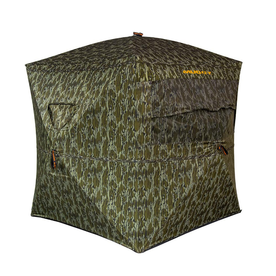 Muddy Infinity Evo 3-Person Ground Blind - Mossy Oak Bottomland