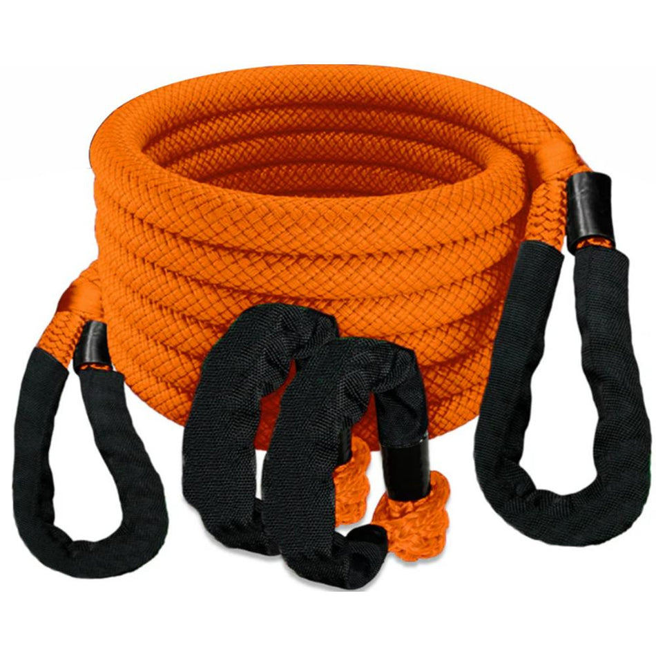 Muddy 20 ft Kinetic Recovery Rope Kit - Orange