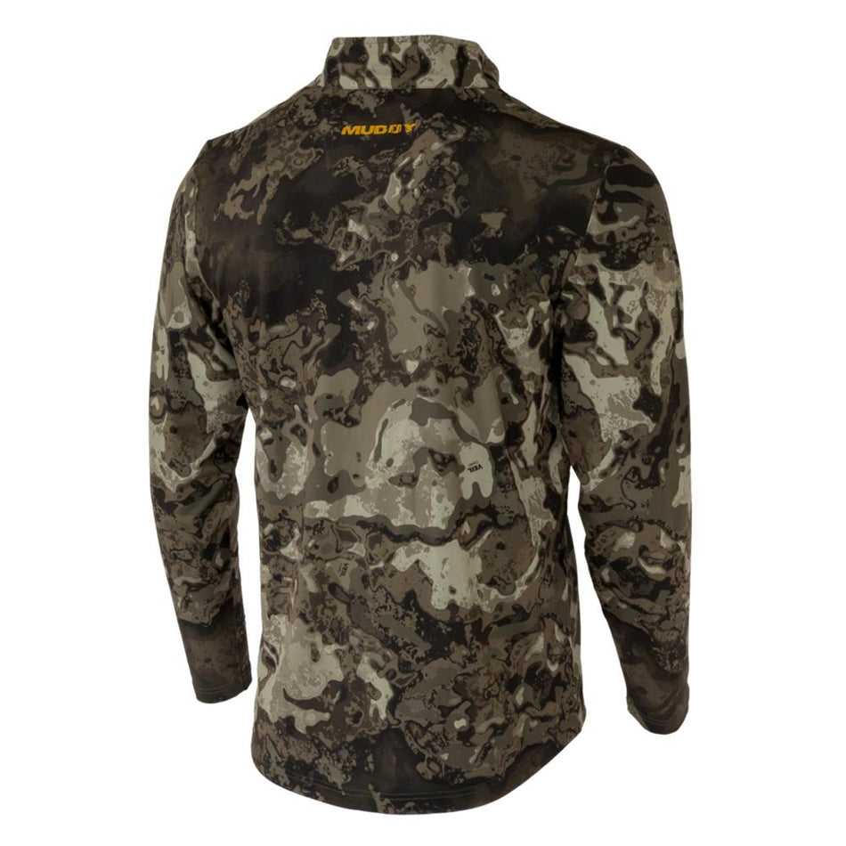 Muddy TR Lightweight 1/4 Zip Long Sleeve Top Veil Canyon Grey Size XL