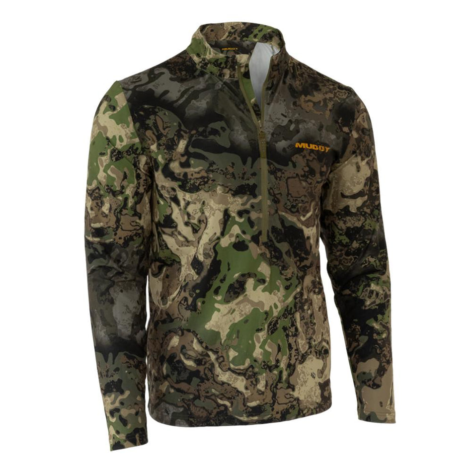 Muddy TR Lightweight Quarter-Zip Long Sleeve Hunting Shirt Veil Canyon Hybrid XL