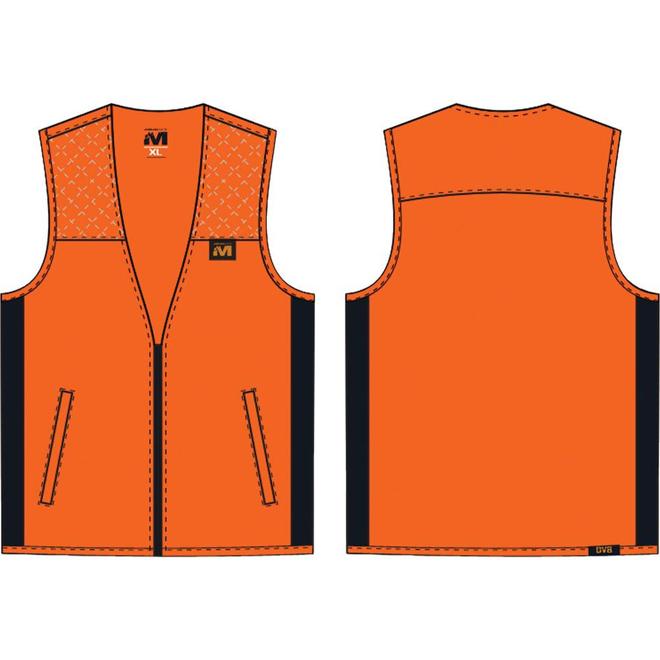 Muddy DV8 Blaze Orange Lightweight Breathable Hunting Vest M