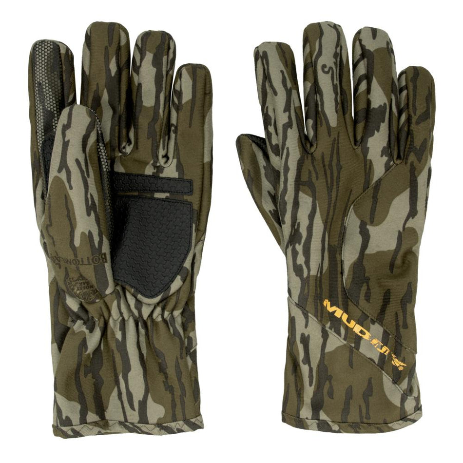 Muddy Timber Recon Xtreme Windproof Hunting Gloves Mossy Oak Bottomland M