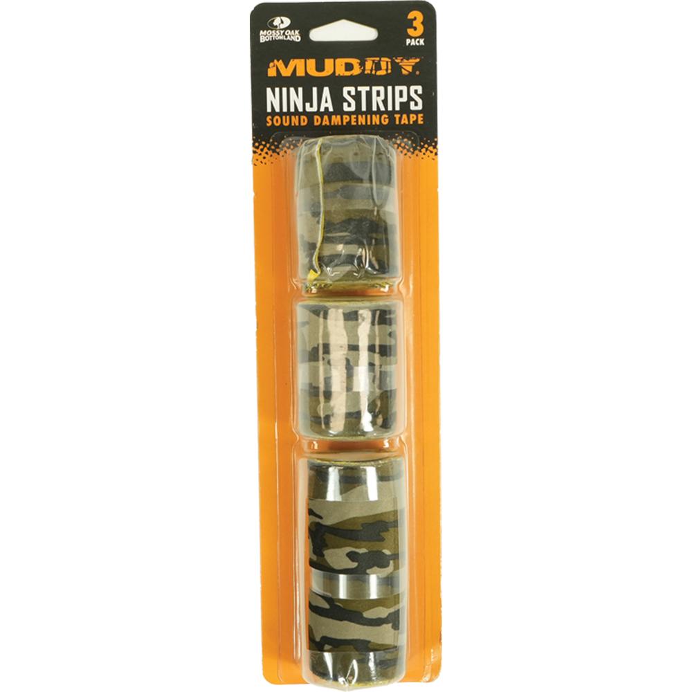 Muddy Ninja Strips Weather-Resistant Felt Combo Pack 3 Sizes Mossy Oak Bottomland