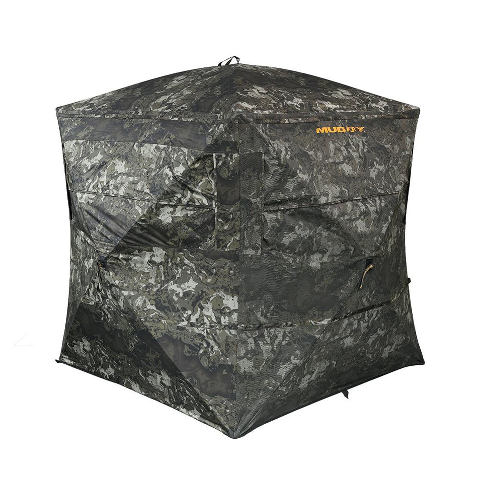 Muddy Prevue Evo MAX 3-Person Ground Blind - Veil Canyon Grey