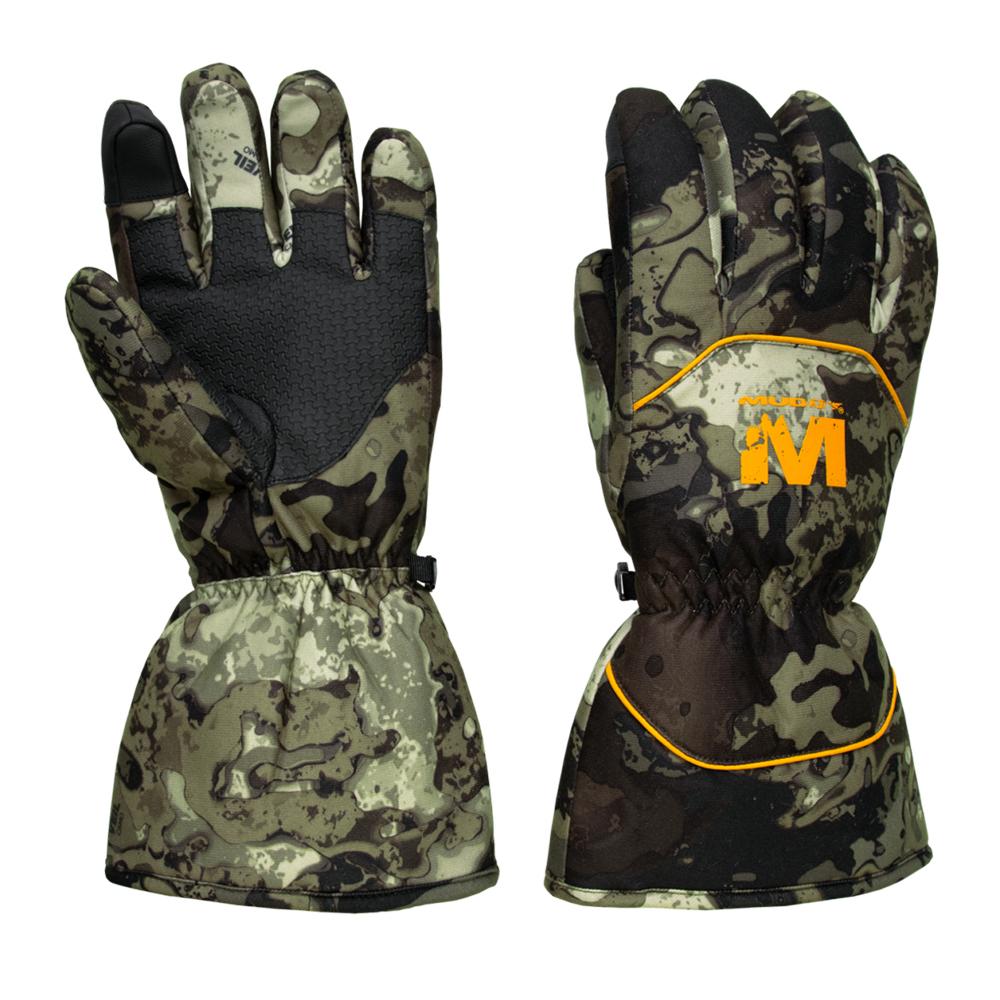 Muddy XL Waterproof Insulated Gloves Veil Canyon Grey Camo