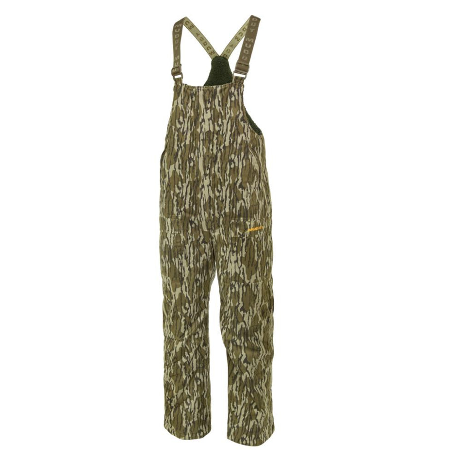 Muddy TRX Sherpa Fleece Waterproof Bib Overalls Mossy Oak Bottomland S