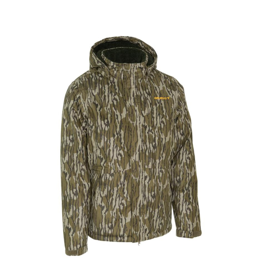 Muddy TRX Sherpa Fleece Waterproof Jacket Mossy Oak Bottomland 2XL