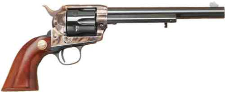 Cimarron P-Model .44-40 Win Single-Action Revolver, 7.5" Barrel, Case Hardened/Blued Finish, Walnut Grips