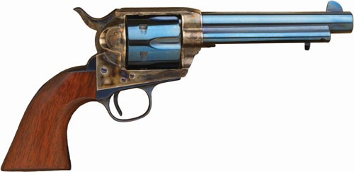 Cimarron P-Model .357 Magnum 5.5" Barrel - Case Hardened/Charcoal Blued, Walnut Grips