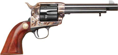 Cimarron P-Model .44 Special Revolver, 5.5" Barrel, Case Colored/Blued Finish, Walnut Grips