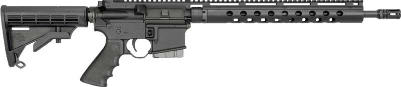 RRA Light Mountain Rifle 5.56mm, 6-Position Carbine Stock, 16" Barrel, Black