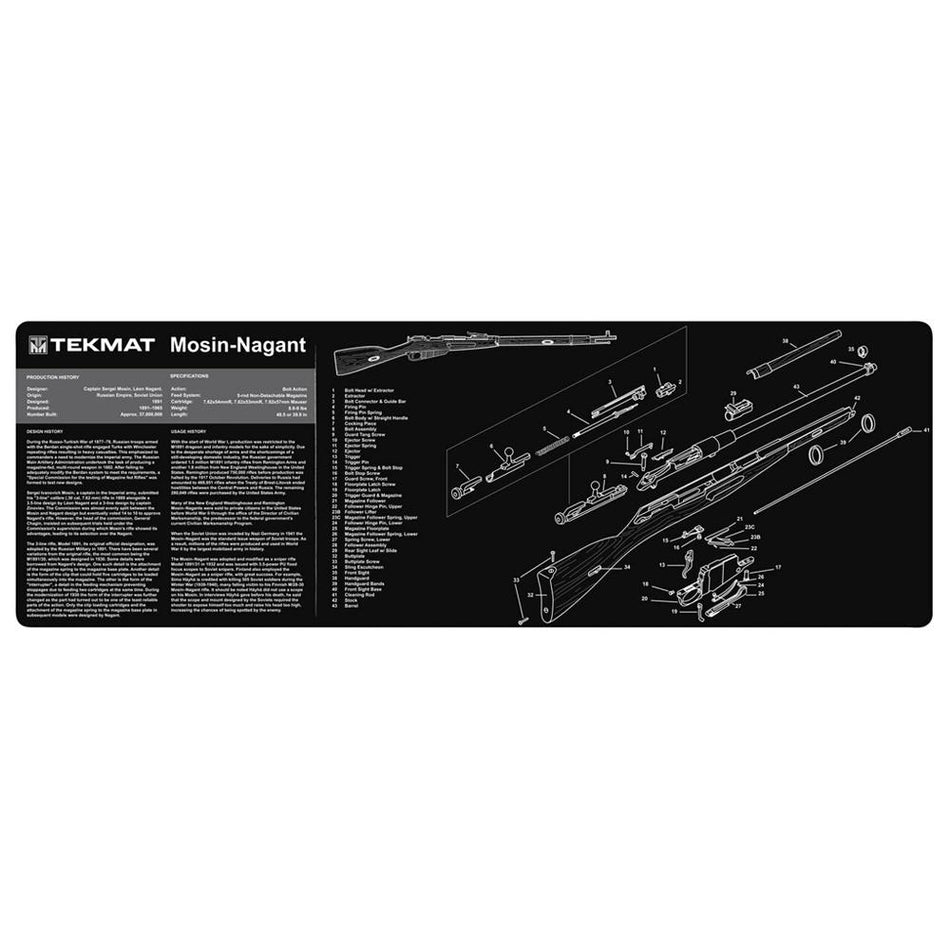 TekMat Mosin Nagant 36 Inch Printed Gun Cleaning Mat