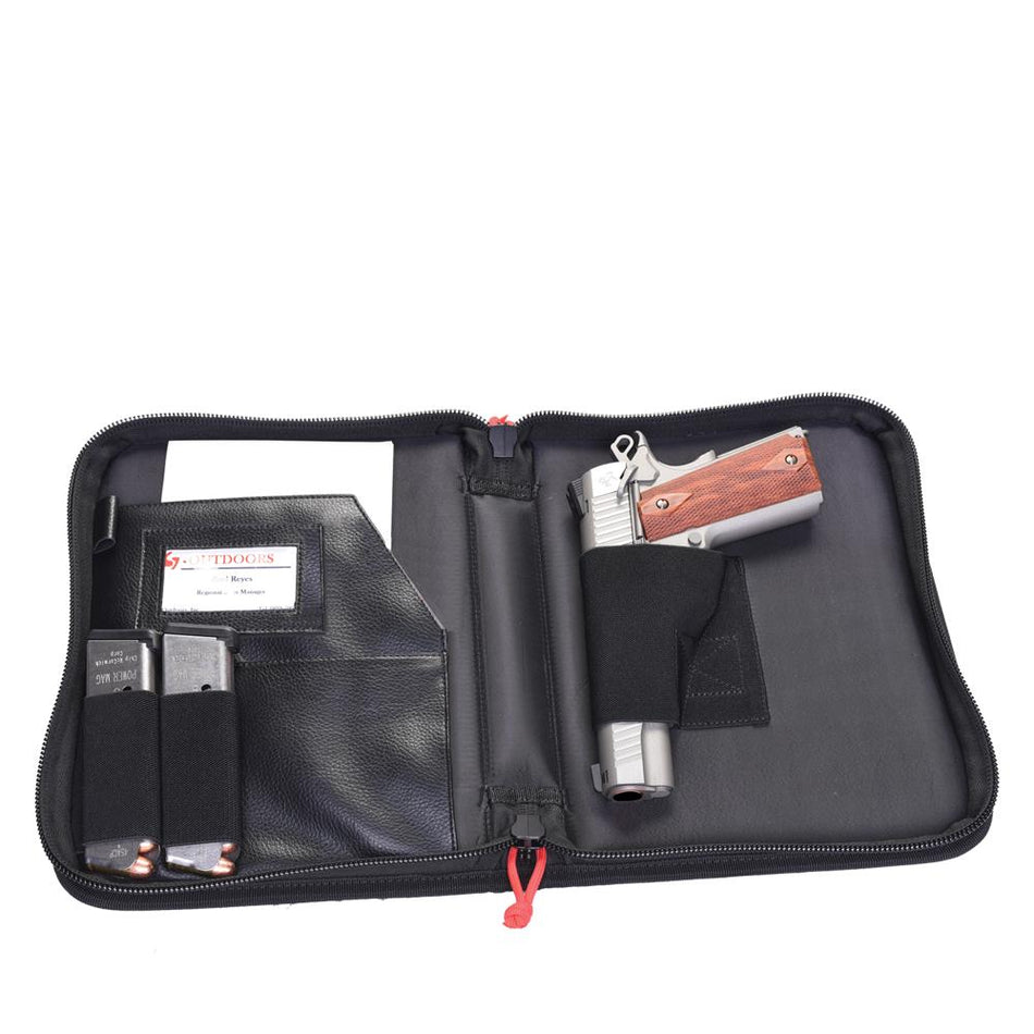 G-Outdoors GPS Discreet Day Planner Handgun Case - Black