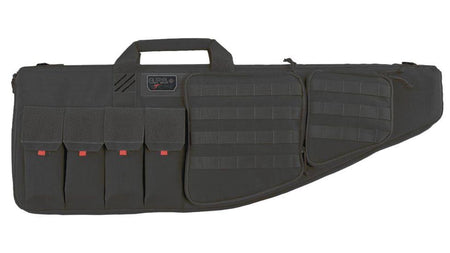 G-Outdoors 30" Tactical AR Rifle Case with Attached Handgun Case Black