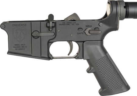 ONE HORSE AR15 COMPLETE LOWER RECEIVER ALUMINUM BLACK