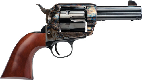 Cimarron Frontier .357 Mag Case-Colored/Blued 3.5" Walnut Grip Revolver