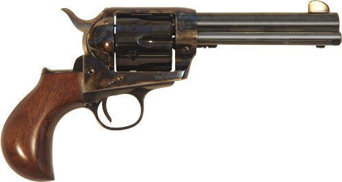 Cimarron Thunderball .357 Mag Single Action Revolver, 4.75" Barrel, Case Colored/Blued Finish, Walnut Birdshead Grip