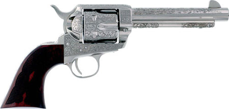 CIMARRON BUFFALO BILL CODY 357MAG 5.5" ENGRAVED NICKEL