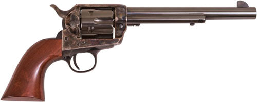 Cimarron Frontier .38 Special/.357 Mag Case-Colored/Blued 7.5" Walnut Grip Revolver