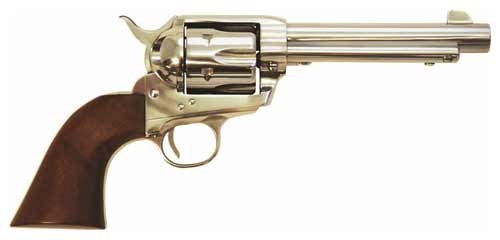 Cimarron Frontier .45 LC Stainless 5.5" Barrel Walnut Grip Revolver