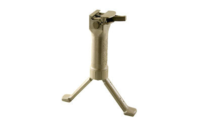 Grip Pod GPS-V2-CL-T Tan Cam Lever Foregrip Bipod, Picatinny, Steel Legs