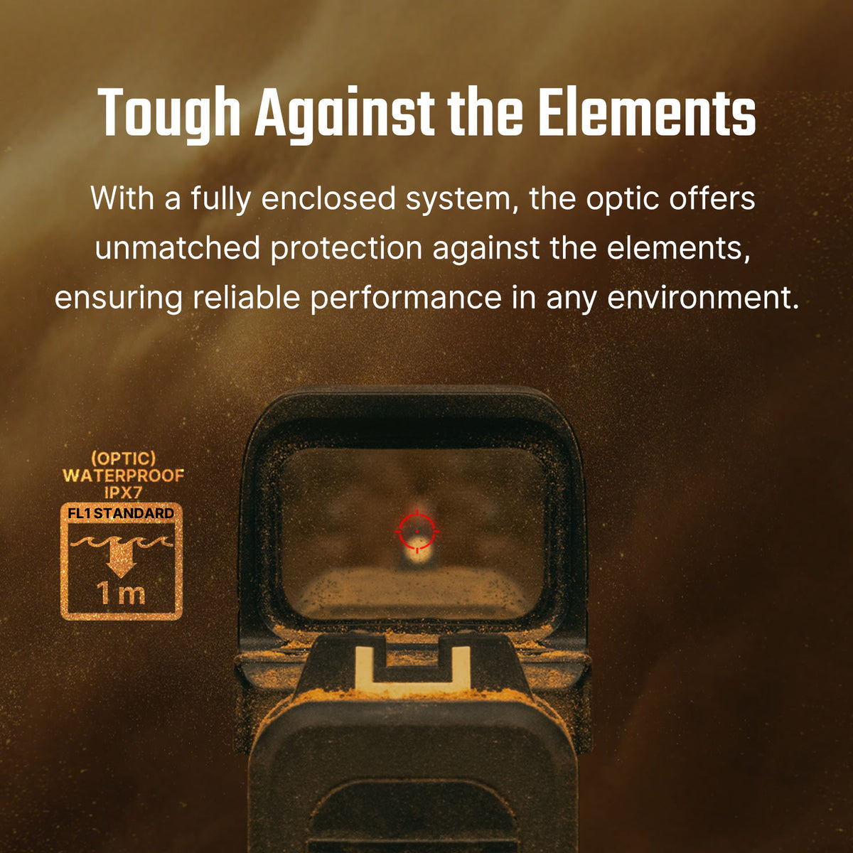 Osight SE Red Dot Sight 2 MOA Dot Plus 32 MOA Circle 1x RMSc Pattern