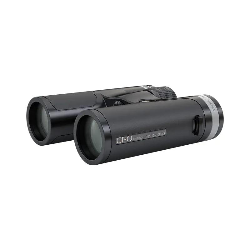 GPO Passion SD Binoculars 10x34mm Magnesium Body SD Glass Black and Silver