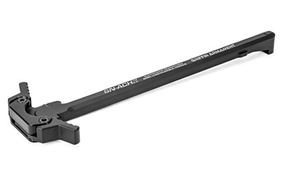 Griffin Armament SNACH10R3 Gen 2 AR-10 Charging Handle, Ambidextrous, 60-Degree Forward Gas Vent, Anodized Black