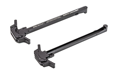 Griffin Armament SNACH15R3 Gen 2 Suppressor Normalized Ambi Charging Handle, AR-15, Forward 60° Gas Vent, Black