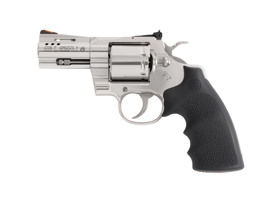 Colt Grizzly GRIZZLYSP3RTS .357 Mag 6-Shot 3" Stainless Ported Revolver with Hogue Grip
